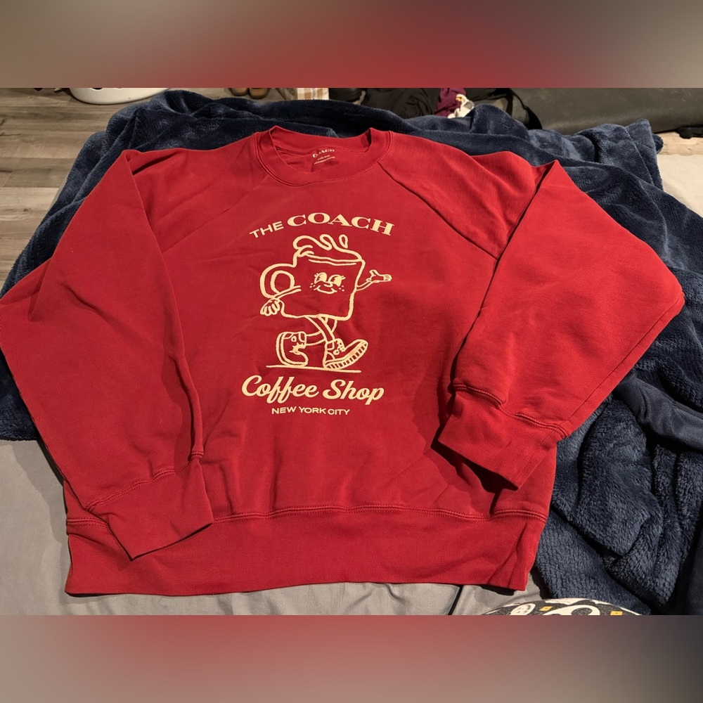 Coach coffee shop crewneck (unisex XL)